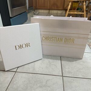 Christian Dior White and Gold Gift Set